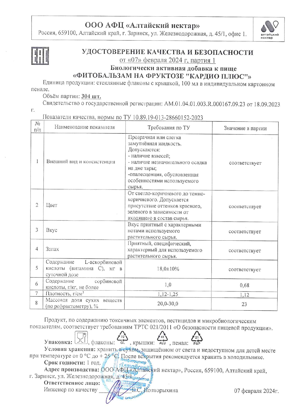 Паспорт №022024